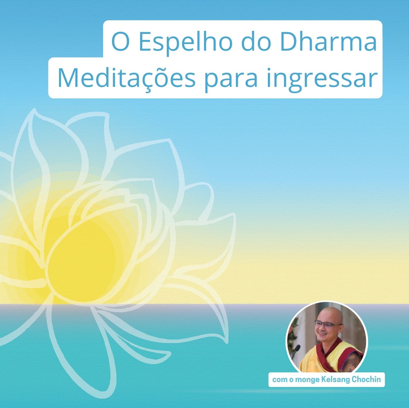com o monge Kelsang Chochin